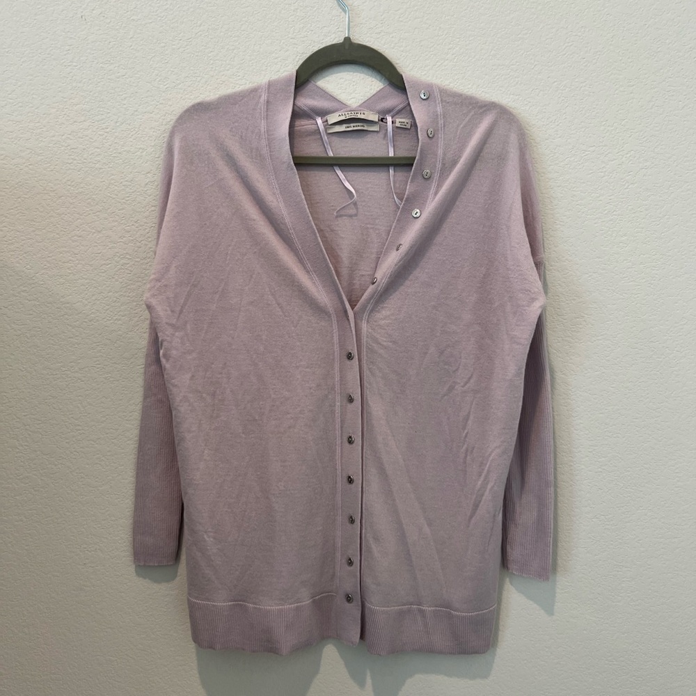 ALLSAINTS ; Lavender Cardigan ; Never worn